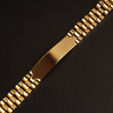 Mens Golden Chain Bracelet 10mm